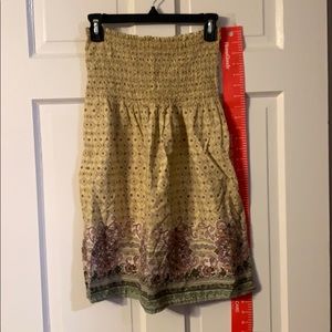 Long tube top style top